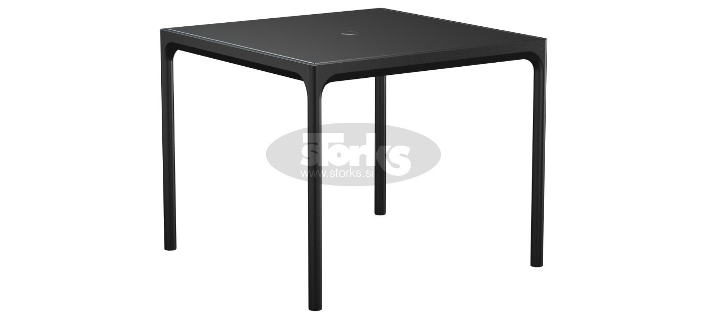 HOUE Four jedilna miza aluminij 90 x 90 cm