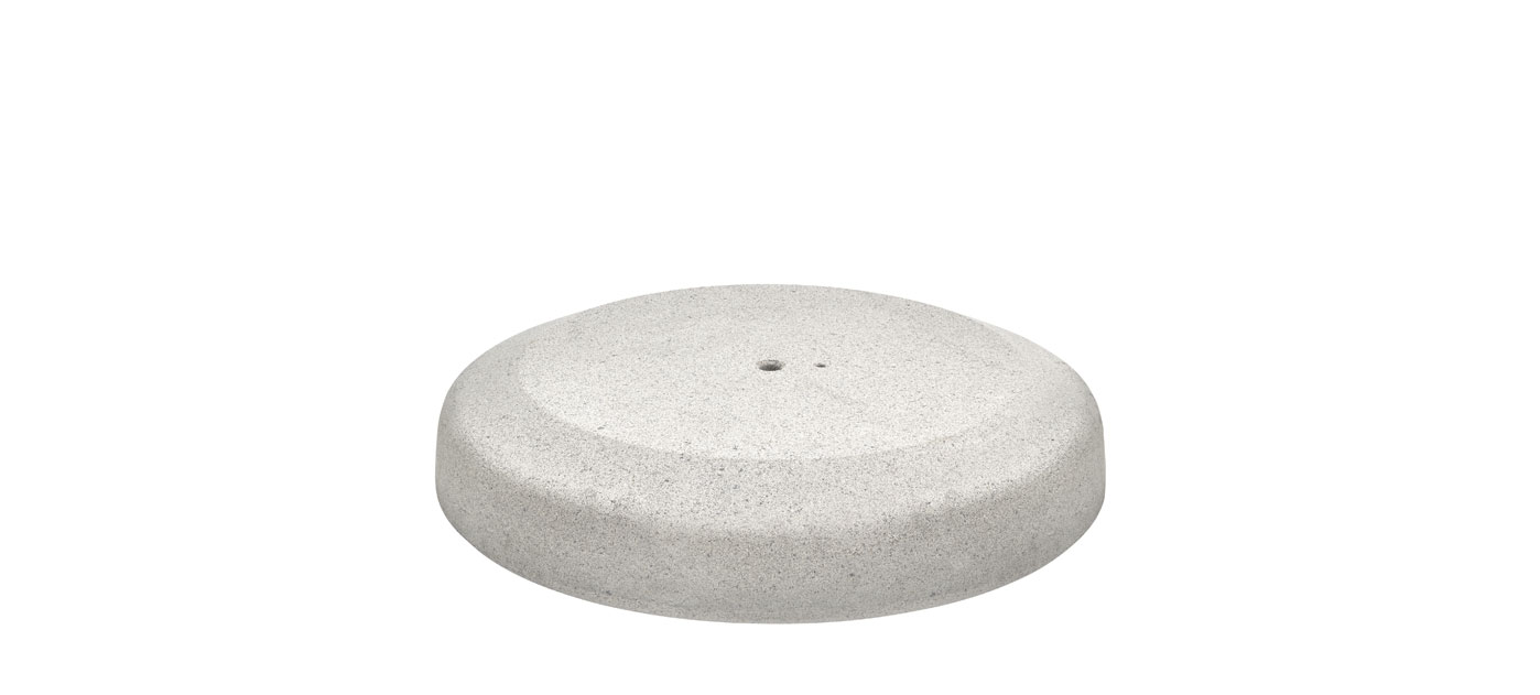 Betonsockel Z, 30 kg, R 47 x v8,5 cm