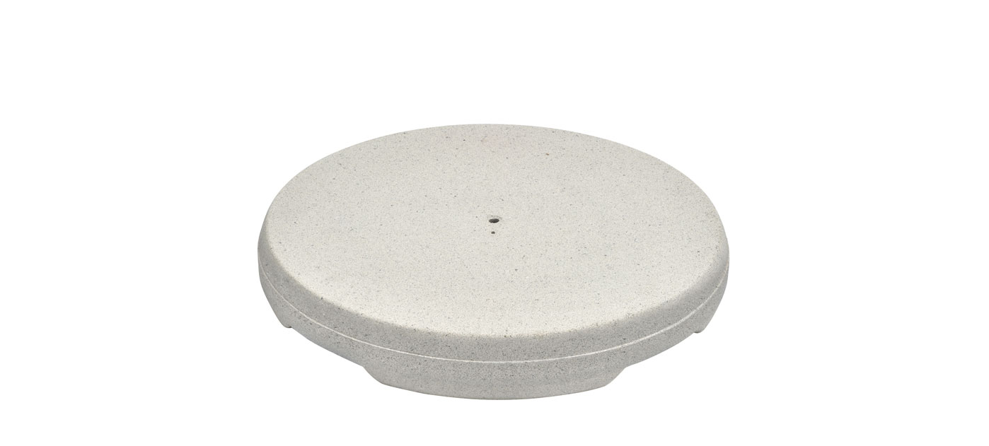 Betonsockel Z, 40 kg, R 60 x v8,5 cm