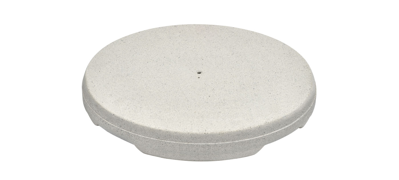 Betonsockel Z, 70 kg, R 75 x H 9 cm