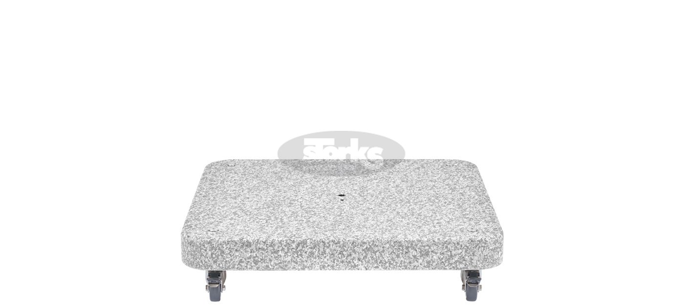 Granitna baza Z, 55 kg, 59 x 59 x v8 cm, sa ili bez kotača