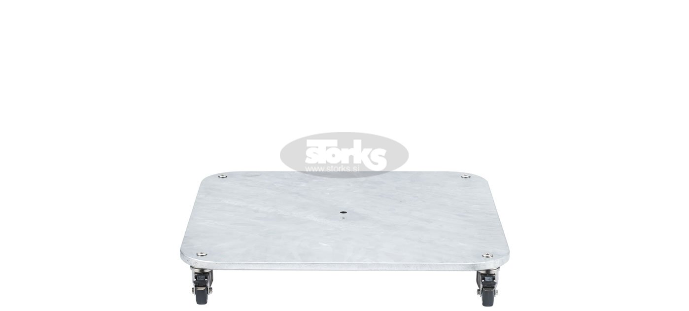 Stahlbasis Z, 40 kg, 58,5 x 58,5 x v2 cm