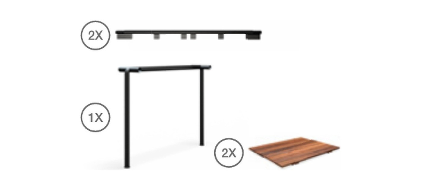 HOUE Avanti produžetak 143,5 cm bor