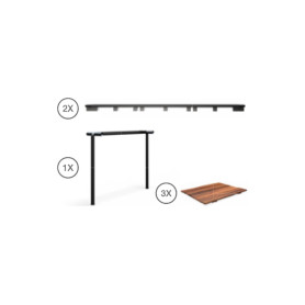 HOUE Avanti extension set 213 cm thermo ash