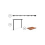 HOUE Avanti Erweiterungsset 213 cm Thermoesche