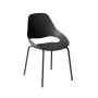 HOUE Falk dining chair with low armrests, Muted White
