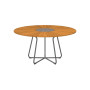 HOUE Circle blagovaonski stol Ø150 cm, 03-26 Bambus / sivi aluminij
