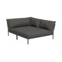 HOUE Level/2 kotni modul Cozy, desni, 9851 Temno siva (Basic) / temno siva