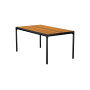 HOUE Four blagovaonski stol 160 x 90 cm, 03-24 Bambus / crna