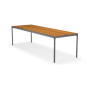 HOUE Four Esstisch 270 x 90 cm, 03-26 Bambus / graues Aluminium