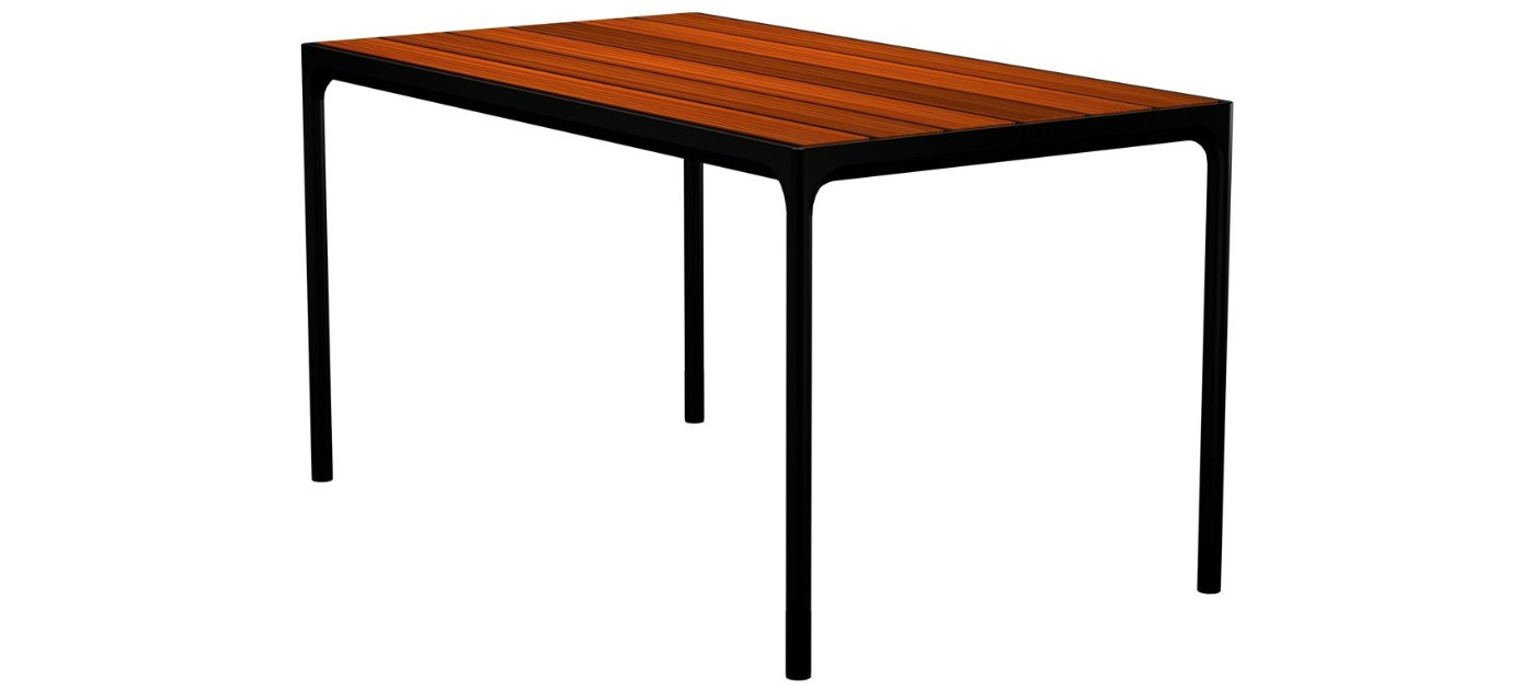 HOUE Four counter height table 160 x 90 cm, 03-24 Bamboo / black