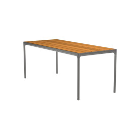 HOUE Four visoka miza 210 x 90 cm, 03-24 Bambus / črna