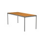 HOUE Four visoka miza 210 x 90 cm, 03-24 Bambus / črna