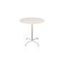 HOUE Pico Cafétisch Ø74 cm, Vierstern-Fuß, Gedämpftes Weiß
