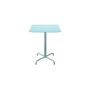 HOUE Pico Cafétisch 60 x 60 cm, Vierstern-Fuß, Eisblau