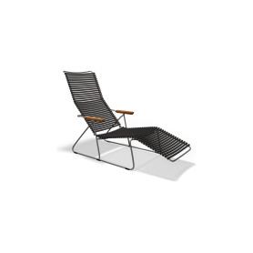 HOUE Click ležalnik Sunlounger, Črna