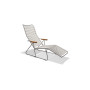 HOUE Click ležalnik Sunlounger, Zatemnjena Bela