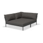 HOUE Level/2 kotni modul Cozy, levi, Temno siva (Basic) / temno siva