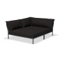 HOUE Level/2 Cozy Eckmodul, links, Char / dunkelgrau