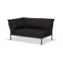 HOUE Level/2 Eckmodul, links, Char / dunkelgrau