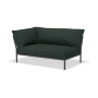HOUE Level/2 Eckmodul, links, Alpine / dunkelgrau