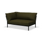 HOUE Level/2 kotni modul, levi, Leaf / temno siva