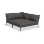 HOUE Level/2 kotni modul Cozy, desni, Temno siva (Basic) / temno siva