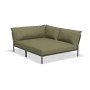HOUE Level/2 Cozy Eckmodul, rechts, Leaf / dunkelgrau