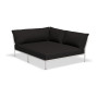 HOUE Level/2 kotni modul Cozy, desni, Char / zatemnjeno bela
