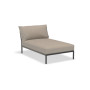 HOUE Level/2 Chaiselongue-Modul, Ash / dunkelgrau