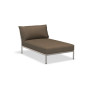 HOUE Level/2 Chaiselongue-Modul, Ash / gedämpftes Weiß