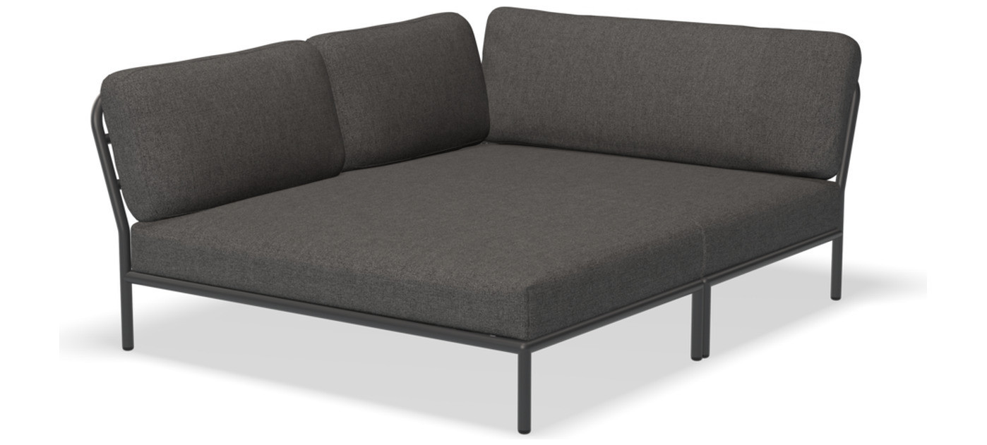HOUE Level kotni modul Cozy, levi, 9851 Temno siva (Basic) / temno siva