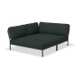 HOUE Level Cozy Eckmodul, links, Alpine / dunkelgrau