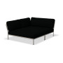 HOUE Level Cozy Eckmodul, links, Alpine / gedämpftes Weiß