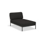 HOUE Level chaise longue module, Sooty Grey / dark grey