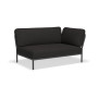 HOUE Level Eckmodul, rechts, Sooty Grey / dunkelgrau