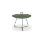 HOUE Eyelet odlagalna mizica Ø57,5 cm, Olivno zelena
