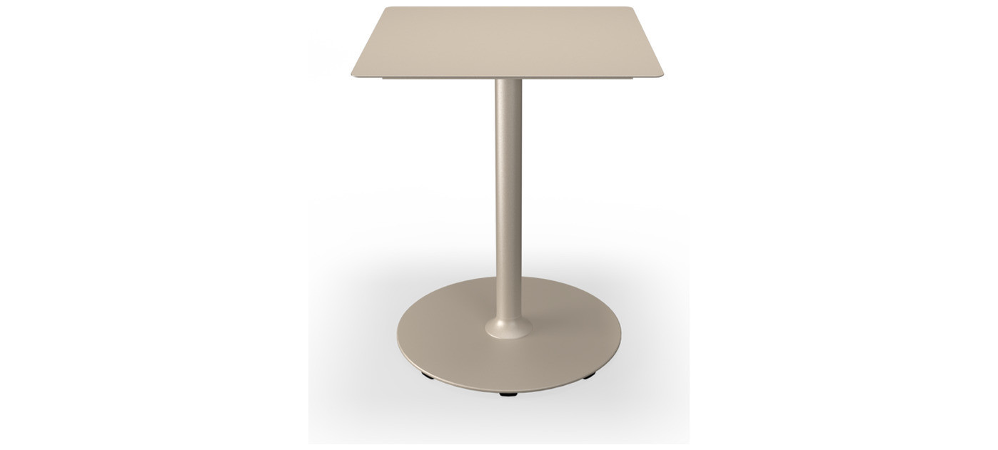 HOUE Pico Cafétisch 60 x 60 cm, Rundfuß, Beige