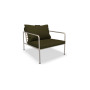 HOUE Avon Loungesessel, Leaf / gedämpftes Weiß