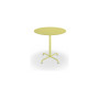 HOUE Pico Cafétisch Ø74 cm, Vierstern-Fuß, Lemon Zest