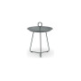 HOUE Eyelet odlagalna mizica Ø45 cm, Temno Siva