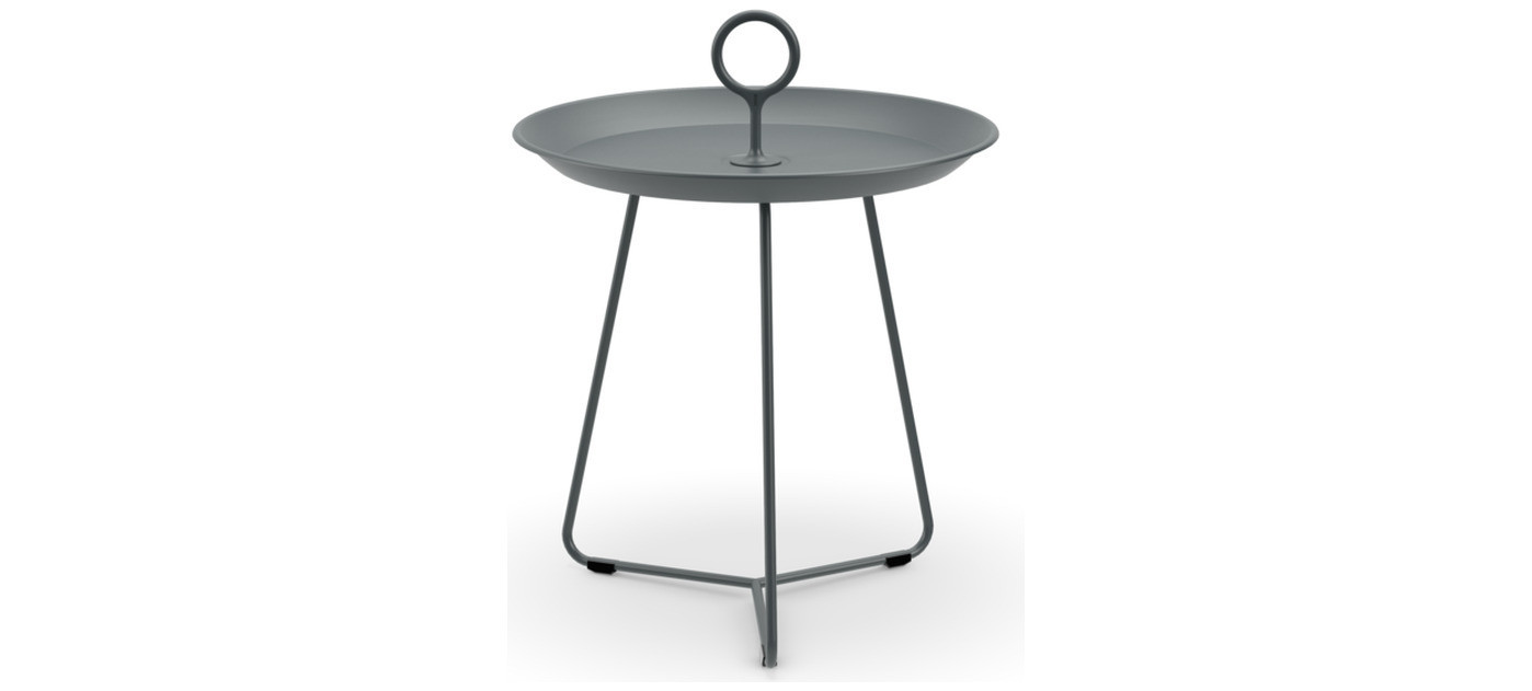 HOUE Eyelet Beistelltisch Ø45 cm, Dunkelgrau