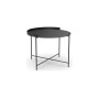 HOUE Edge odlagalna mizica Ø62 cm, Črna
