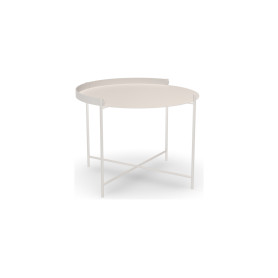 HOUE Edge pomoćni stolić Ø62 cm, Prigušena Bijela