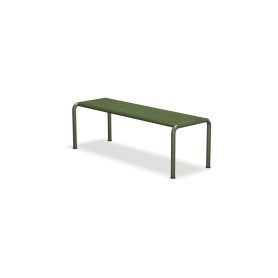 HOUE Avanti Bank M Aluminium 129,5 cm, Aluminium olivgrün / olivgrün