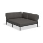 HOUE Level kotni modul Cozy, desni, Temno siva (Basic) / temno siva