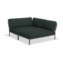 HOUE Level Cozy corner module, right, Alpine / dark grey