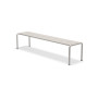 HOUE Avanti klop L aluminij 199,5 cm, Aluminij zatemnjeno bela / zatemnjeno bela