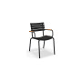 HOUE Reclips dining chair with armrests, 2024-03 Black/Bamboo