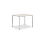 HOUE Avanti dining table aluminium 83 x 98 cm, Aluminium muted white / muted white